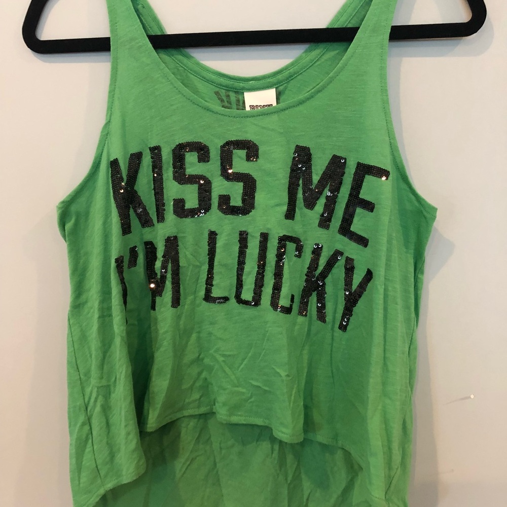 “Kiss me I’m lucky” tank